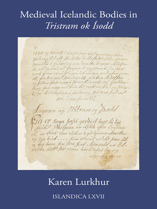Cover image for Medieval Icelandic Bodies in 